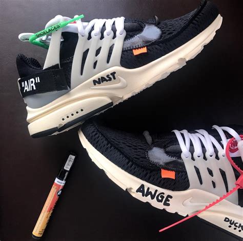 replica off white nike air presto|off white presto price.